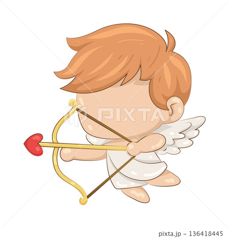 Illustration of cupid 136418445