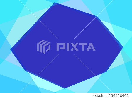青いグラデーションの背景イラスト素材 136418466