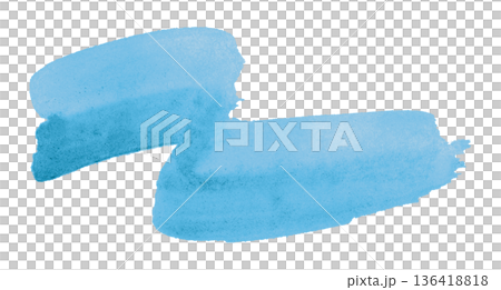 Light blue watercolor background. Artistic hand paint. Isolated on transparent background. Light blue watercolor background. Artistic hand paint. Isolated on transparent background. 136418818