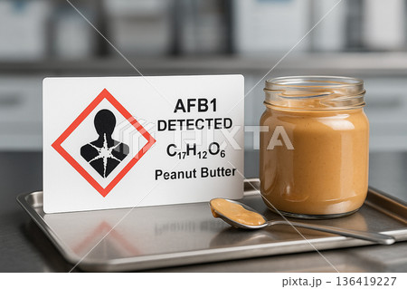 AFB1 Detected in Peanut Butter a Food Toxicology Investigation of Mycotoxin Risk in a Processed Legume Product with a GHS08 Health Hazard Warning and Quality Control Analysis AFB1 Detected in Peanut Butter a Food Toxicology Investigation of Mycotoxin Risk in a Processed Legume Product with a GHS08 Health Hazard Warning and Quality Control Analysis 136419227