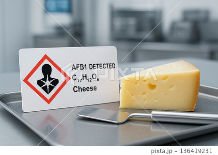 AFB1 Detected in Cheese a Food Toxicology Analysis of Mycotoxin Carry-Over Risk in a Fermented Dairy Product with a GHS08 Health Hazard Classification and Control AFB1 Detected in Cheese a Food Toxicology Analysis of Mycotoxin Carry-Over Risk in a Fermented Dairy Product with a GHS08 Health Hazard Classification and Control 136419231