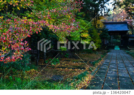 晩秋の大乗寺 136420047