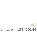 社内資料に使える 右下ワンポイントの やさしい動物イラスト（締切間近です） 136420246