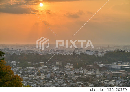 卯辰山の夕景 卯辰山の夕景 136420579