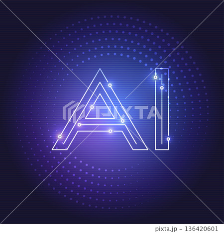 Generative AI Agentic Technology Background Generative AI Agentic Technology Background 136420601