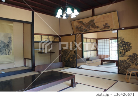 真岡の町並み　金鈴荘（旧岡部邸）応接間 136420671