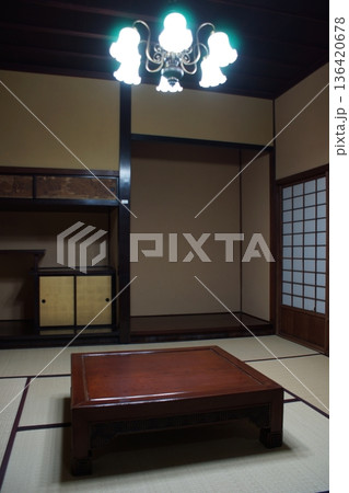真岡の町並み　金鈴荘（旧岡部邸）客間 136420678