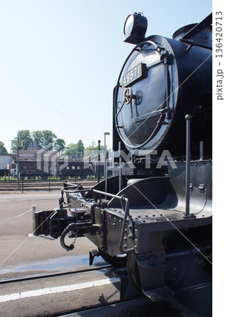 真岡鉄道の風景　SL49600型 136420713