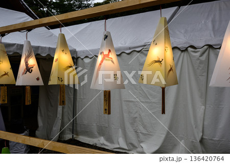 明治神宮　行燈 136420764