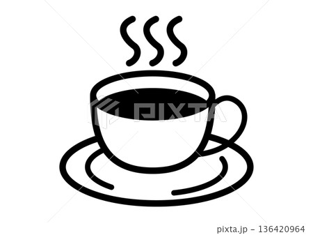 コーヒー　アイコン2 136420964