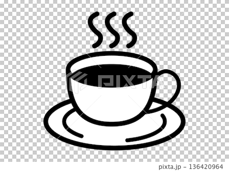 コーヒー　アイコン2 136420964