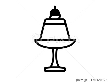 プリン　アイコン 136420977