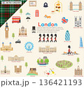 イギリスの観光名所セット 136421193