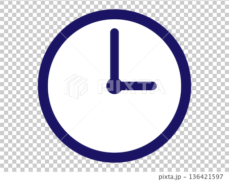 時鐘標記（時間圖示） 136421597