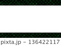 緑の市松模様があしらわれている和柄フレーム 136422117