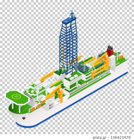 地球深部探査船ちきゅう 136423470