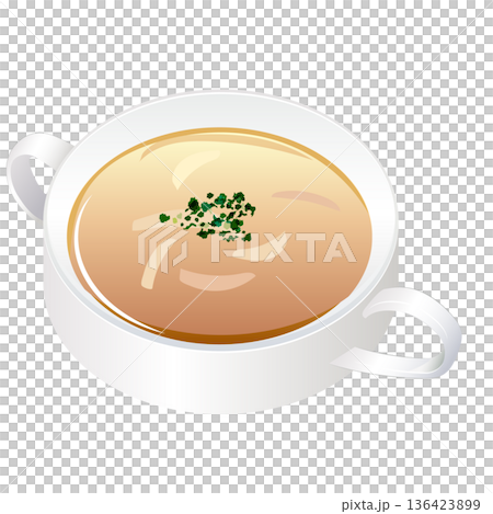 オニオンスープ 136423899