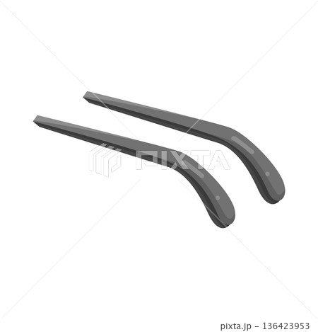 Illustration of wiper Illustration of wiper 136423953