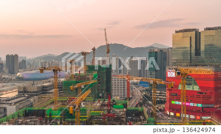 New Acute Hospital construction rises prominently in Kai Tak Feb 8 2026 136424974