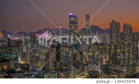 Vibrant night skyline unites Hong Kong and Kowloon Feb 6 2026 Vibrant night skyline unites Hong Kong and Kowloon Feb 6 2026 136425074