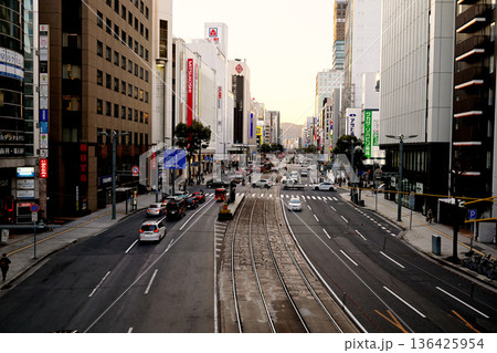夕暮れの広島市中区八丁堀<2026年1月> 夕暮れの広島市中区八丁堀<2026年1月> 136425954