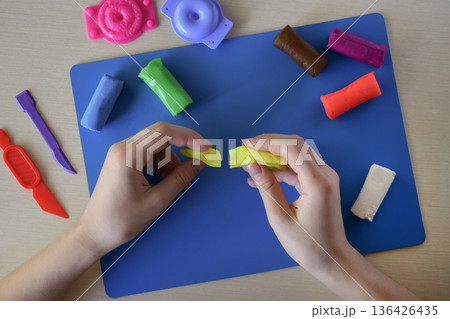 Kids craft master class modeling colorful plasticine sweets candy and lollipops flat lay step 1 preparing materials for creative activity childhood education fine motor skills development diy learning Kids craft master class modeling colorful plasticine sweets candy and lollipops flat lay step 1 preparing materials for creative activity childhood education fine motor skills development diy learning 136426435