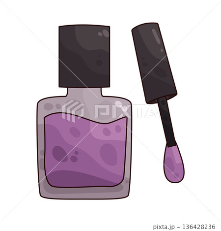 Illustration of Nail polish 136428236