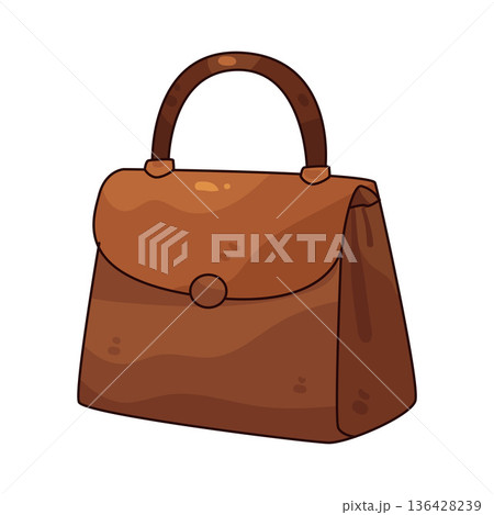 Illustration of handbag Illustration of handbag 136428239