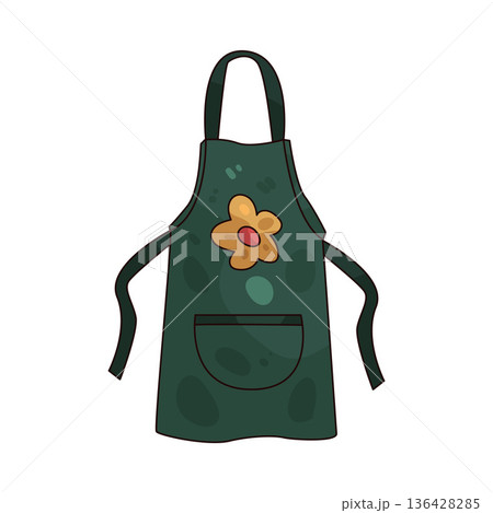 Illustration of Florist Apron Illustration of Florist Apron 136428285