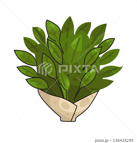 Illustration of Leaf bouquet 136428295