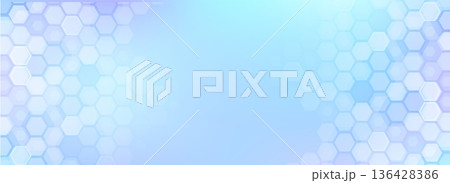 Blue abstract geometric background with hexagons Blue abstract geometric background with hexagons 136428386