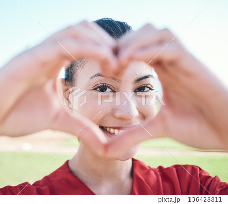 Portrait, hands and woman with heart sign, support and like with emoji, social media and icon. Face, person and girl with symbol for love, shape and outdoor with care, health and gesture for romance Portrait, hands and woman with heart sign, support and like with emoji, social media and icon. Face, person and girl with symbol for love, shape and outdoor with care, health and gesture for romance 136428811