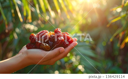 A closeup of organic brown coffee beans held in a palm like healthy dried fruit snacks isolated on a white background A closeup of organic brown coffee beans held in a palm like healthy dried fruit snacks isolated on a white background 136429114