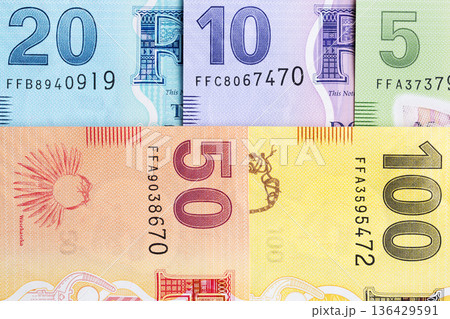 Closeup of Fijan Dollar a business background Closeup of Fijan Dollar a business background 136429591