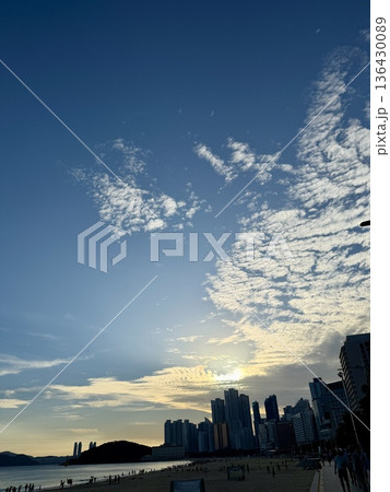 韓国釜山 海雲台ビーチのイメージ 韓国釜山 海雲台ビーチのイメージ 136430089