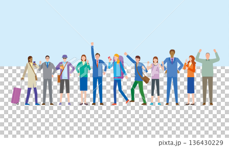 People of all ages 136430229