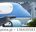 大統領専用機の機首 136430583