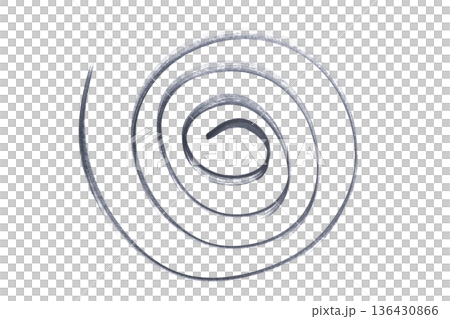a spiral drawn with a black marker a spiral drawn with a black marker 136430866