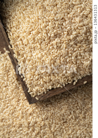 Japanese bran rice 136431313