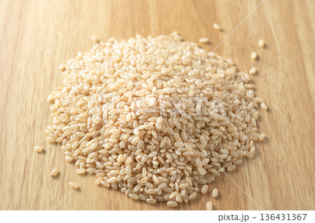 Japanese bran rice 136431367