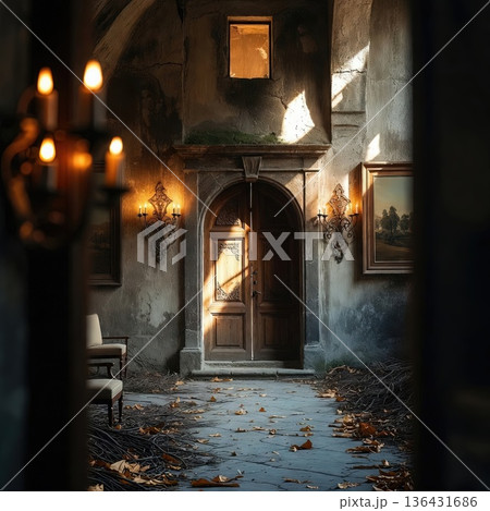 Sophisticated image in rustic minimalist style. Sophisticated image in rustic minimalist style. 136431686