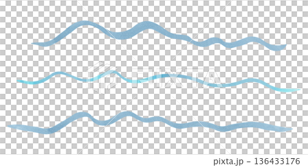 Watercolor horizontal wavy lines in blue. Abstract elements in a cute nautical style. Hand drawn isolated art. Clip art for decorative design, dividers, backgrounds, textile design and printing Watercolor horizontal wavy lines in blue. Abstract elements in a cute nautical style. Hand drawn isolated art. Clip art for decorative design, dividers, backgrounds, textile design and printing 136433176