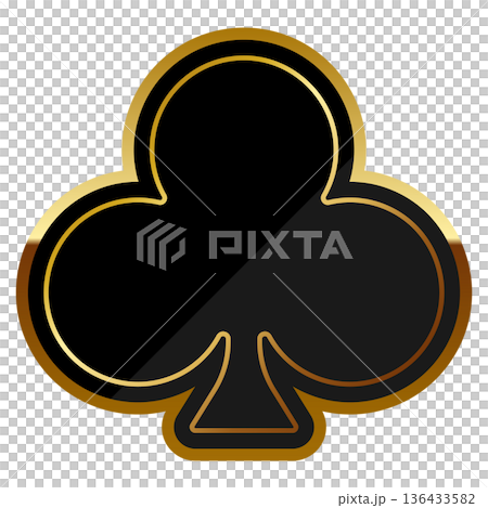 黑金相間的豪華俱樂部框架 黑金相間的豪華俱樂部框架 136433582