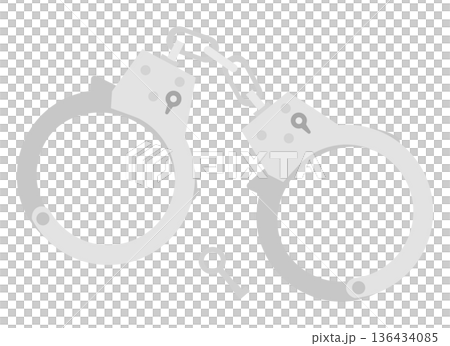 手錠のイラスト 手錠のイラスト 136434085