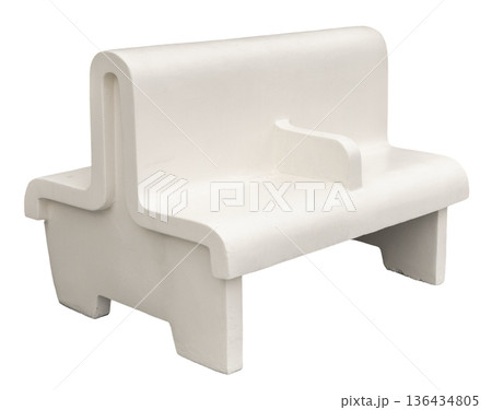 This bench has a simple design and is made from strong material. It can be used in outdoor or indoor places like parks, gardens, or cafes. It fits various settings and needs 136434805