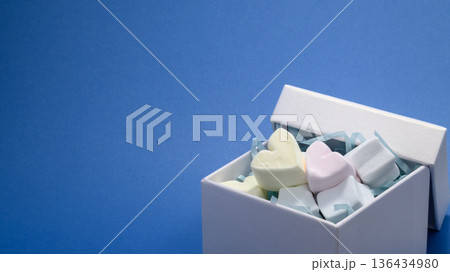 箱入りハートマシュマロ 136434980