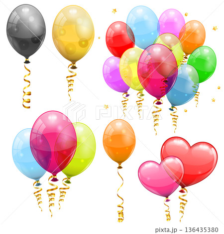 Set Helium Balloons 136435380