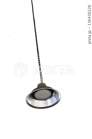 Industrial pendant light metal lampshade hanging lamp chain fixture ceiling light minimal design modern industrial pendant 136436226