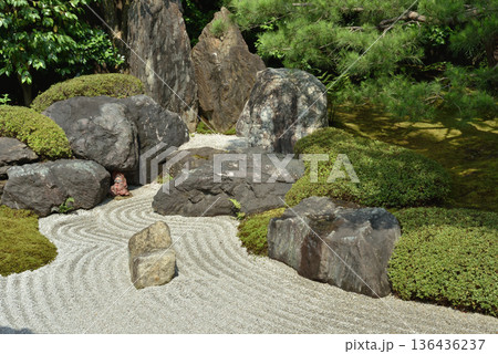 霊源院庭園 鶴鳴九皐 枯山水とダルマ(京都市東山区) 霊源院庭園 鶴鳴九皐 枯山水とダルマ(京都市東山区) 136436237