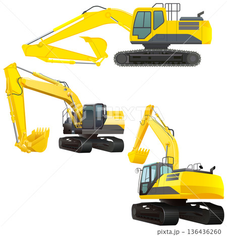 パワーショベル 136436260